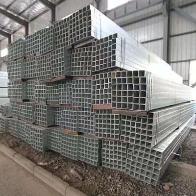 Welded Z275 Galvanized Steel Square Tube 50x50 S235JR Pipe